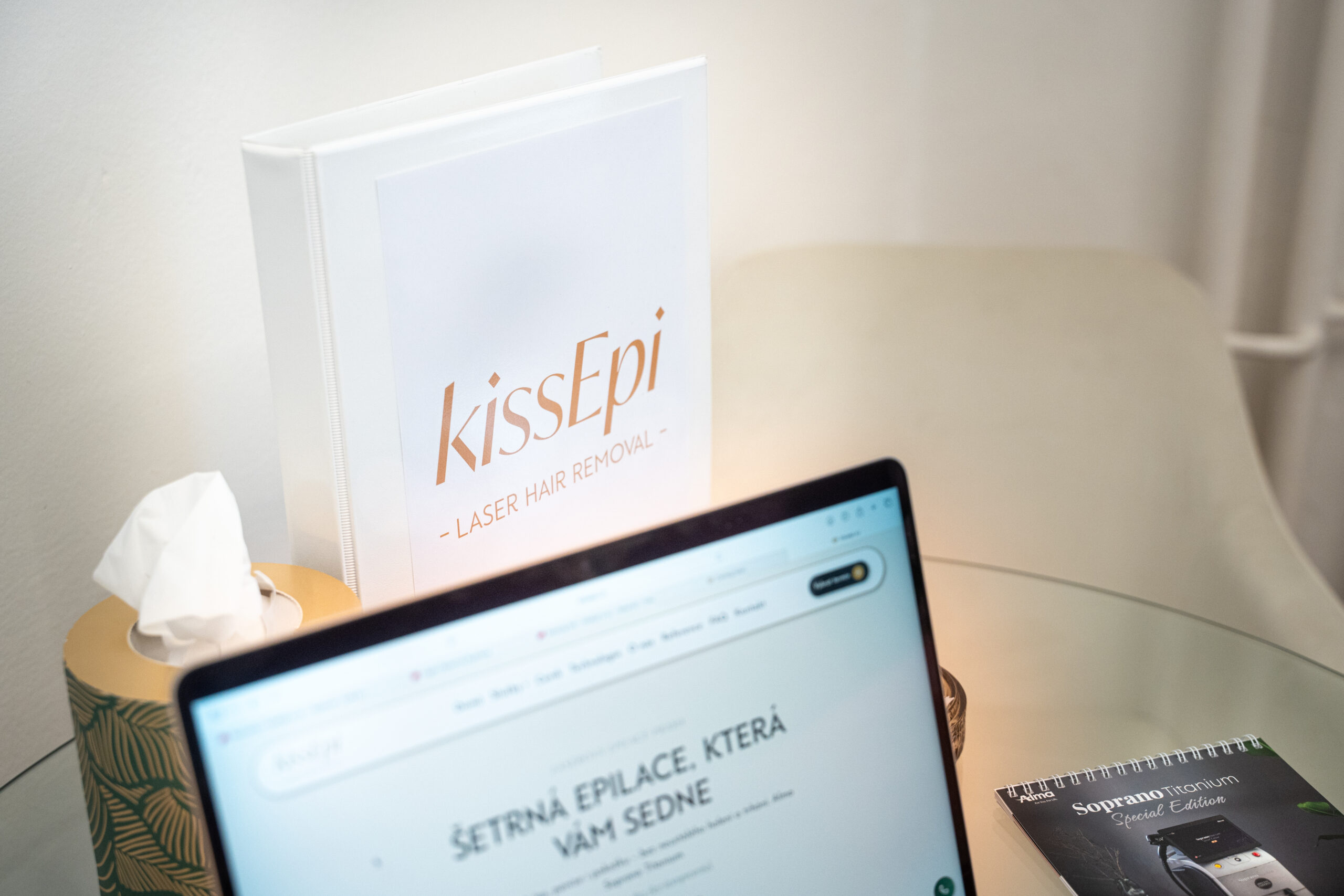 Interiér a vybavení kliniky kissEpi